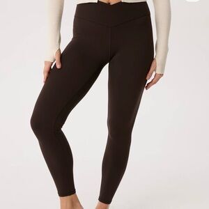 Aerie Offline Real Me 7/8 Leggings. Chocolate color .